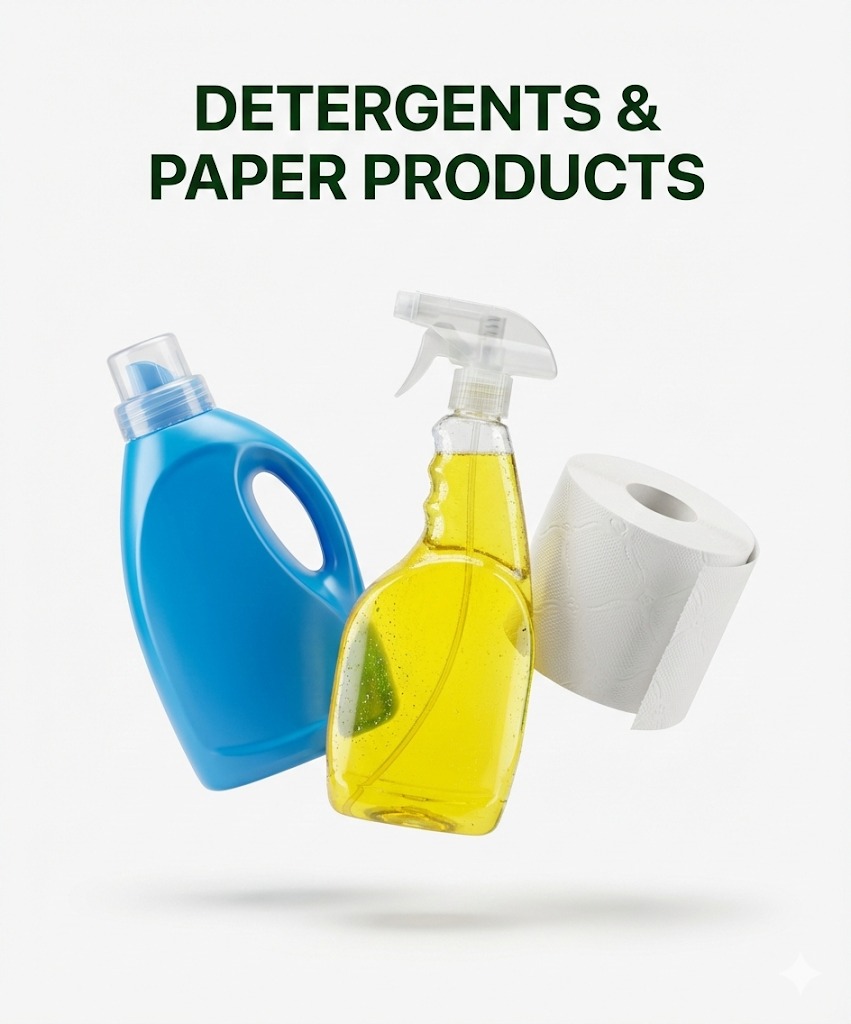 Detergents & Paper Products