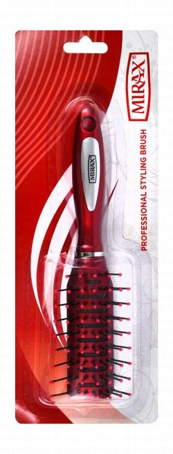 Mirax Red Hairbrush