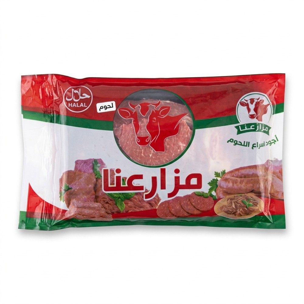 لحم قطع مجمد وزن ٤٠٠ جرام من مزارعنا 