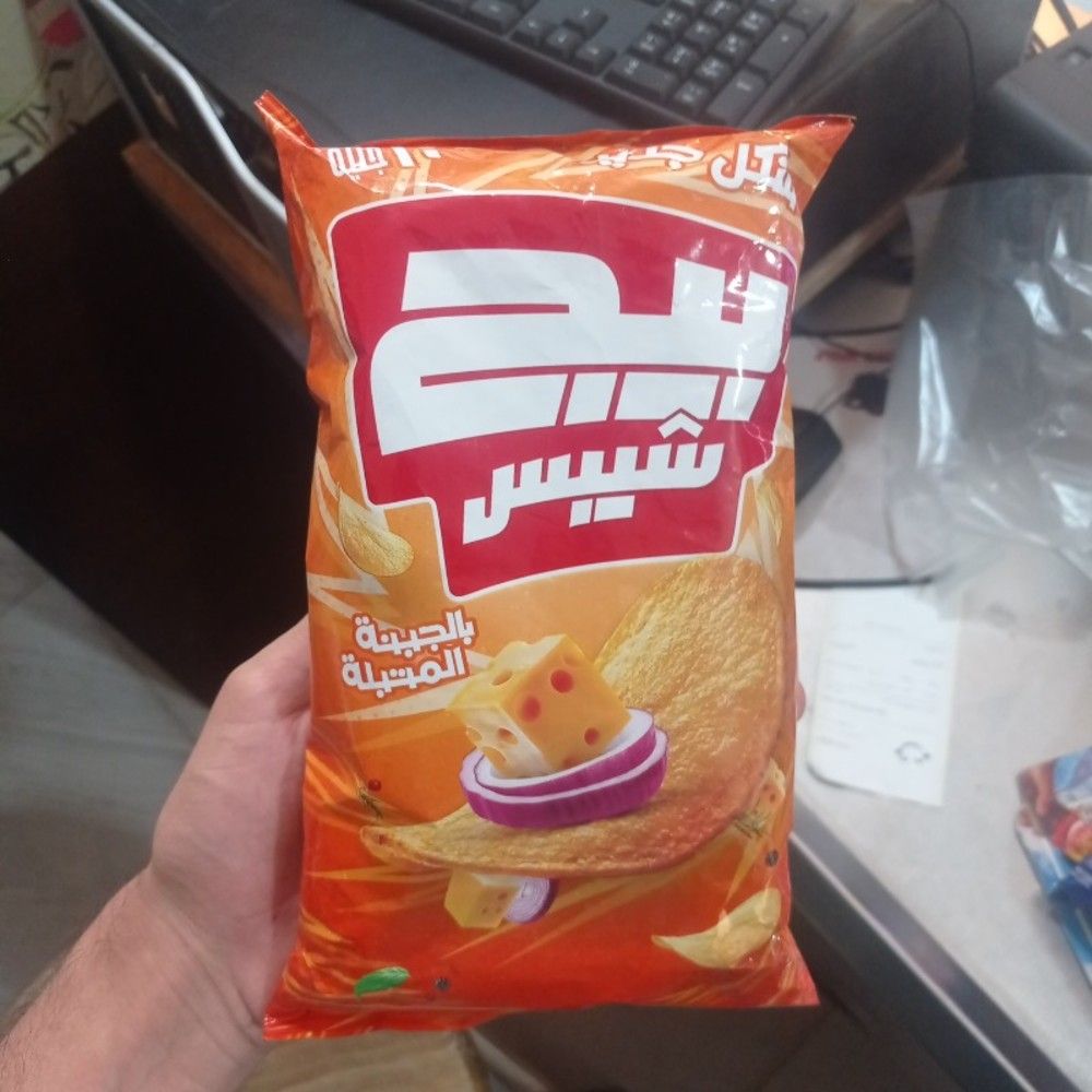 بيج شيبس بطعم الجبنه المتلبه